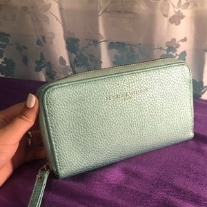 Adrienne Vittadini Turquoise Wristlet